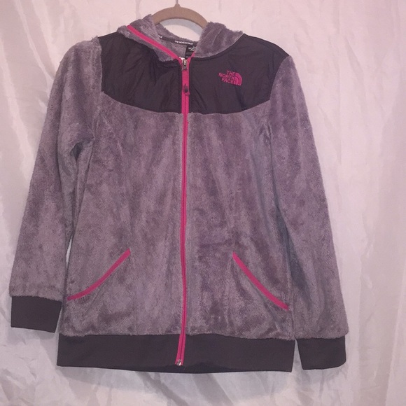 The North Face Jackets & Blazers - The North Face fuzzy hooded jacket!! Sz XL 💕💕